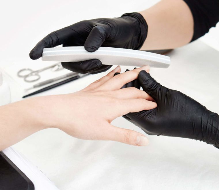 Manicure w/French &  Design